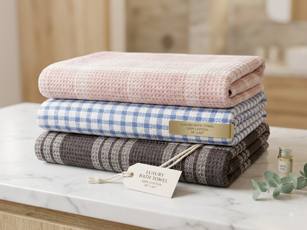 Luxury Bath Towel - 100% Cotton Towel - size 30” x 60” – Pack of three - Three days return only for wrong and damaged items only